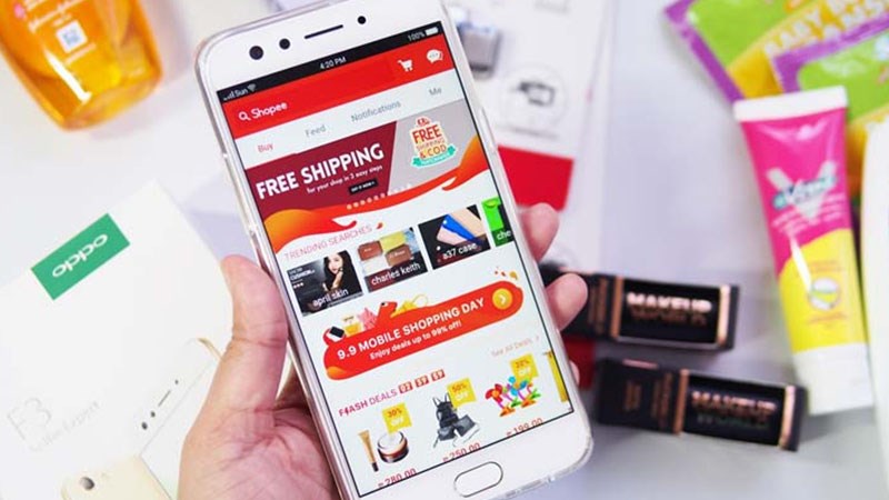 quảng cáo Shopee