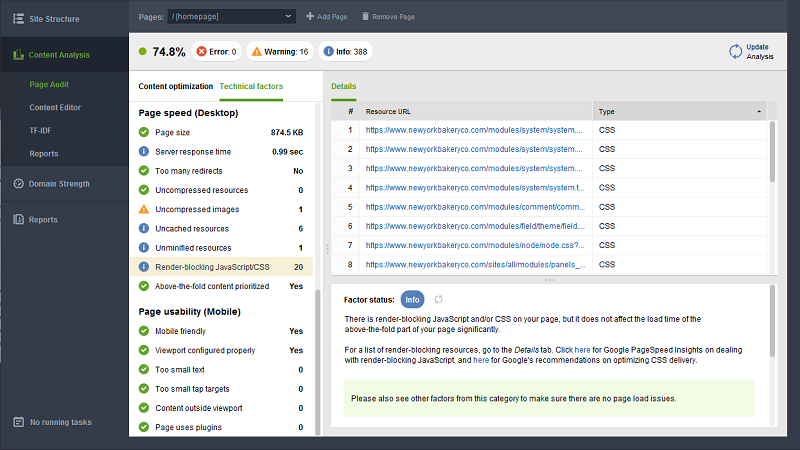 công cụ hỗ trợ tối ưu seo website WebSite Auditor