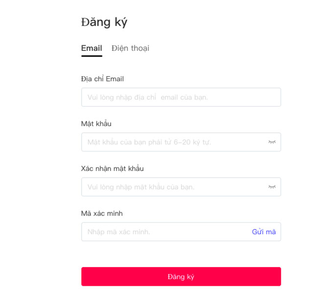 truy cập vào trình quản lý quảng cáo tiktok