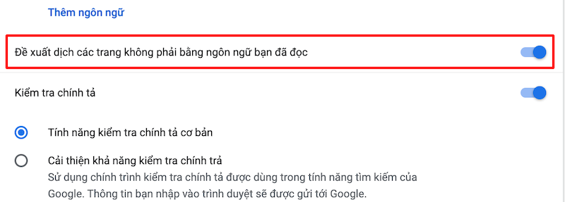 cách dịch trang web sang tiếng việt trên Chrome