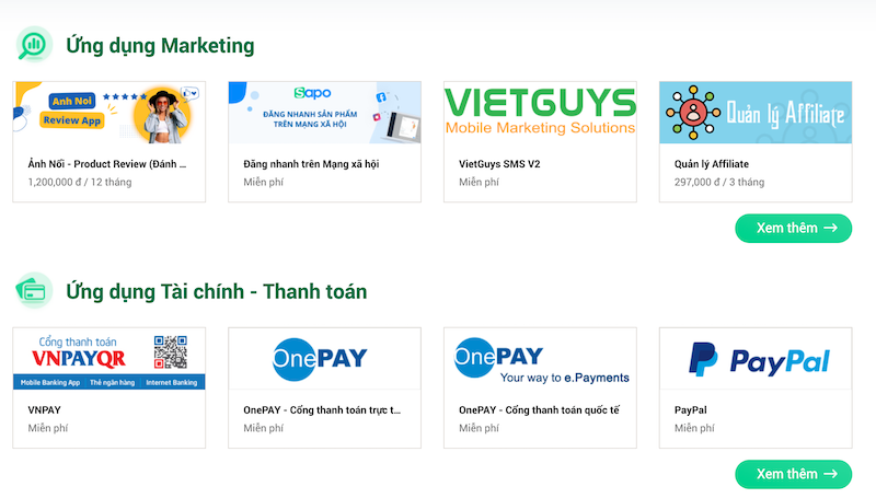 Dịch vụ làm trang web của Sapo có những gì?