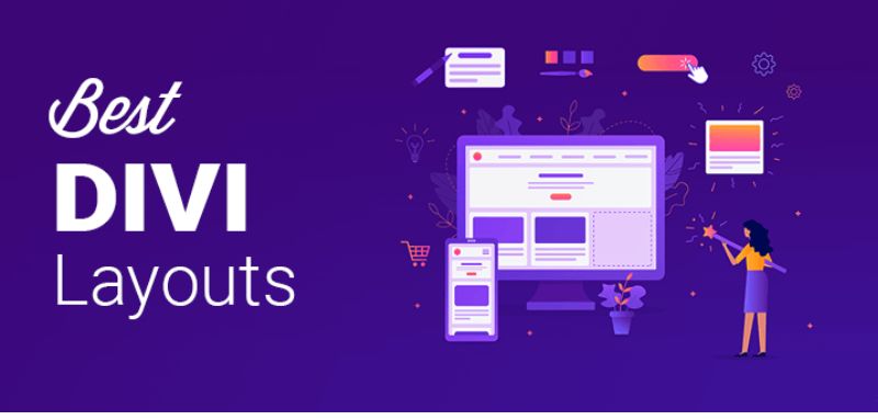 Divi có hàng trăm mẫu bố cục đẹp mắt.