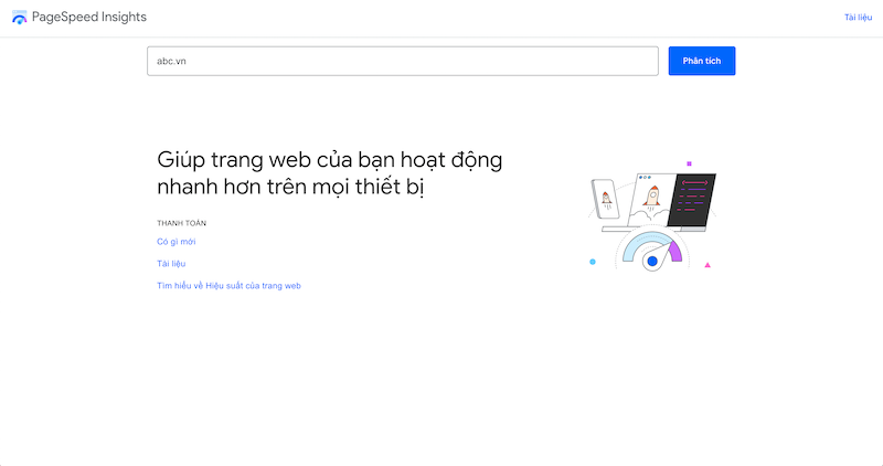 google-amp-la-gi3 PageSpeed Insight