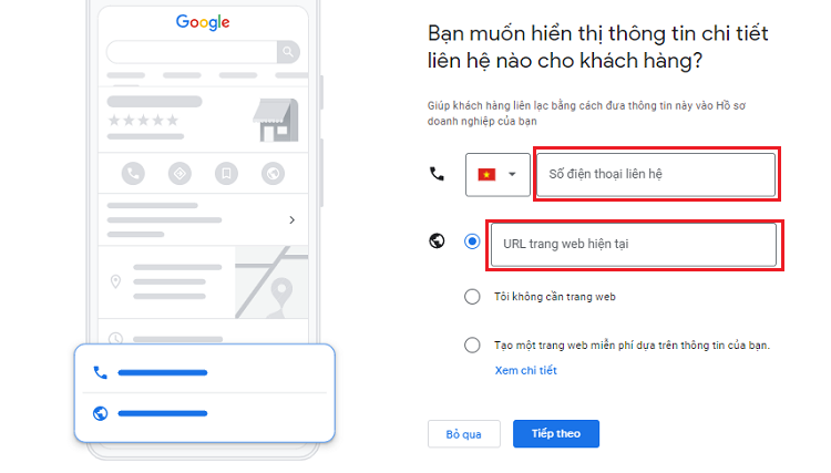 các bước đăng ký Google My Business