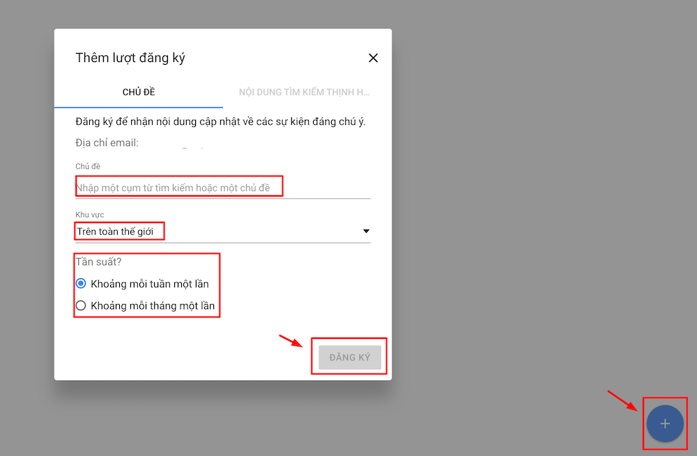 Hướng dẫn đăng ký sử dụng Google Trends