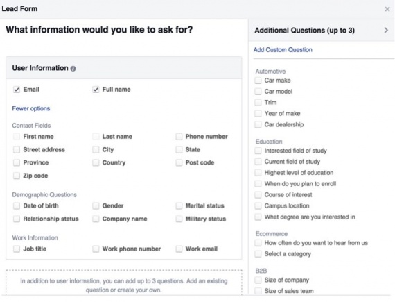 hướng dẫn cài đặt quảng cáo Facebook Leads 7