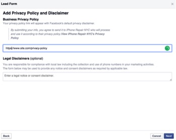 hướng dẫn cài đặt quảng cáo Facebook Leads 9