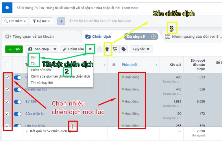 Để xóa quảng cáo facebook bạn chỉ cần làm theo những bước trên