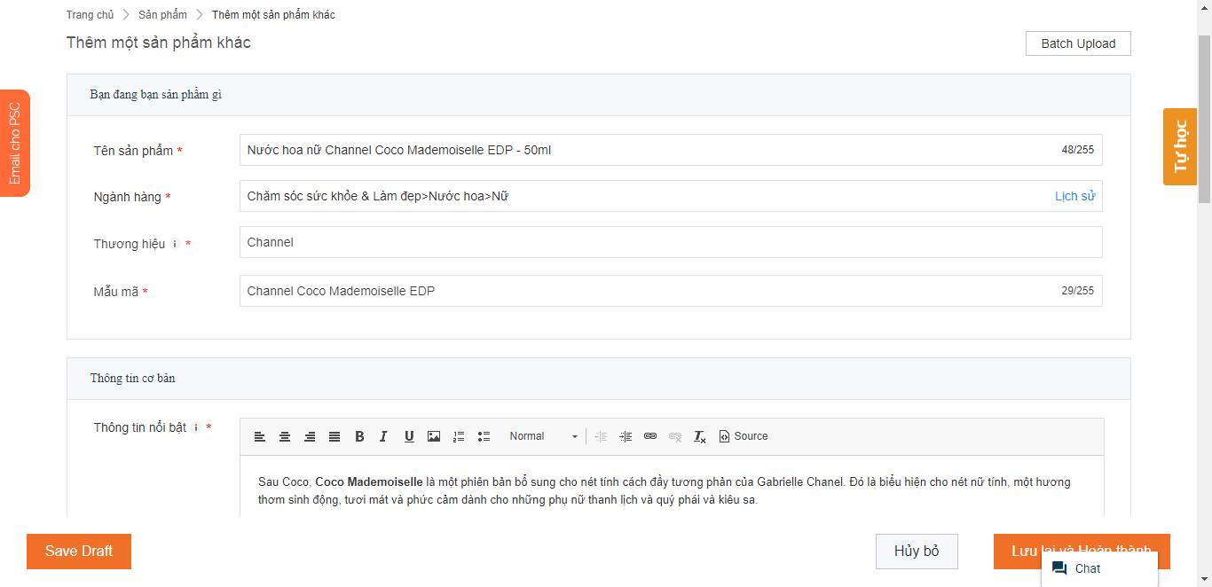 cách tạo gian hàng trên lazada