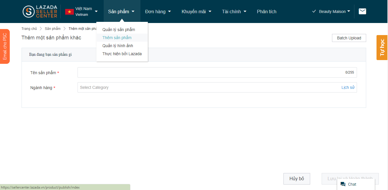 cách đăng bán hàng trên lazada