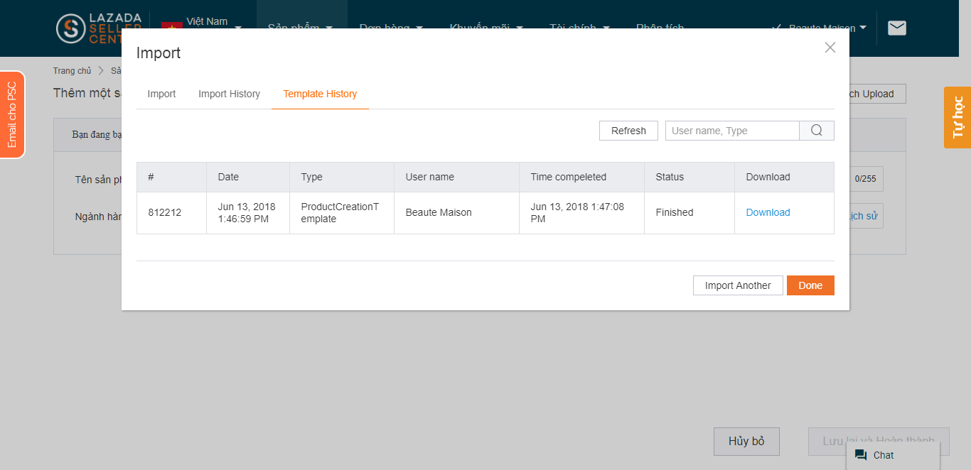 mở gian hàng trên Lazada