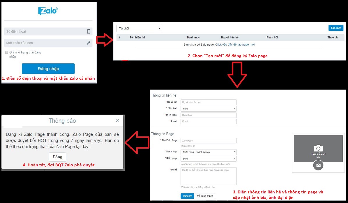 Hướng dẫn chi tiết cách tạo Zalo page và thủ thuật tăng fan nhanh nhất