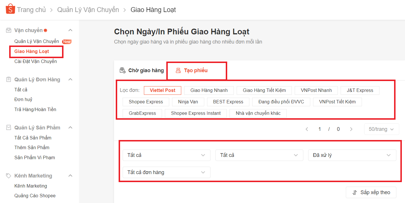 in phiếu đơn hàng loạt shopee