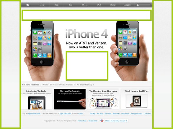 Khoảng trắng - chìa khóa vạn năng trong thiết kế website