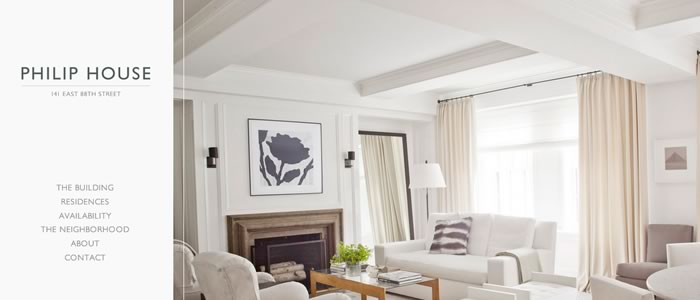 Định vị thương hiệu trong thiết kế web của Philip house