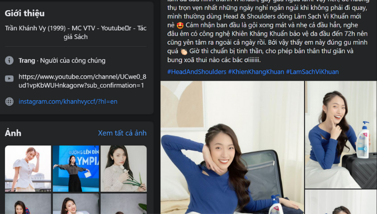 mẫu bài đăng sử dụng kol