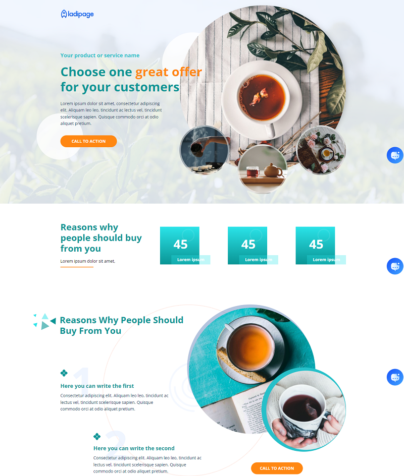 Mẫu landing page chăm sóc sức khỏe