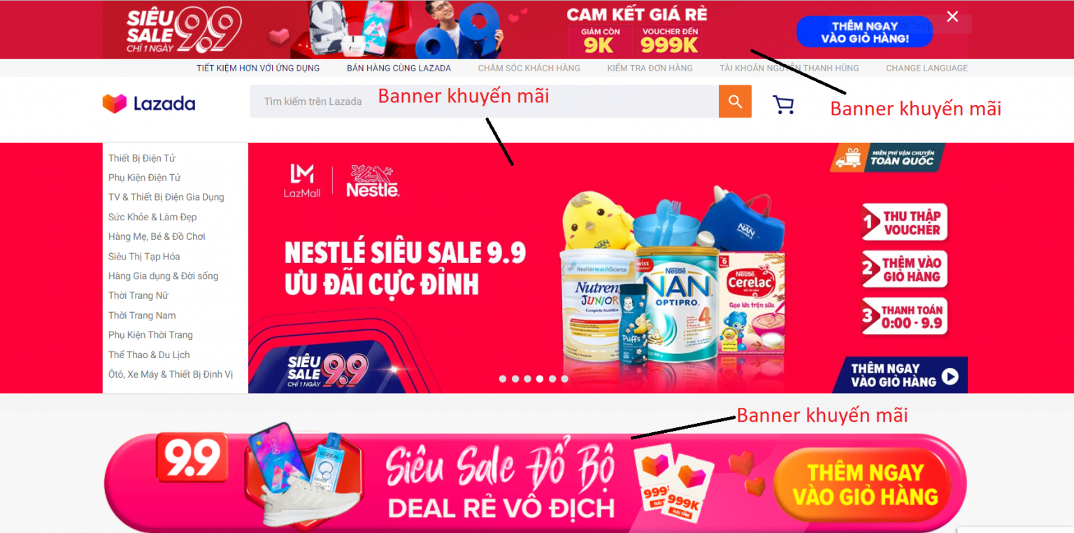 lấy mã giảm giá lazada