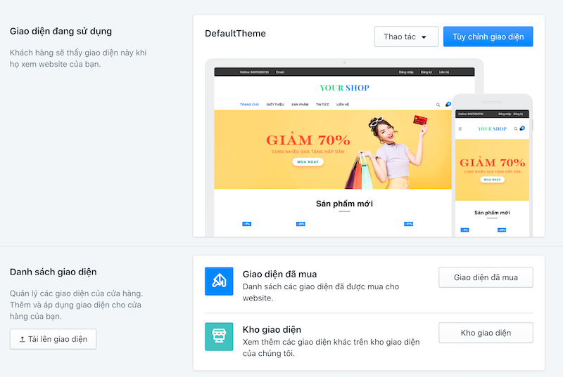 Sapo Web - Đơn vị nhận thiết kế website hàng đầu hiện nay