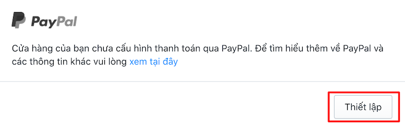 Tích hợp paypal trên Sapo Web