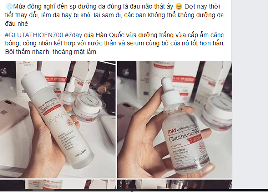 quảng cáo mỹ phẩm