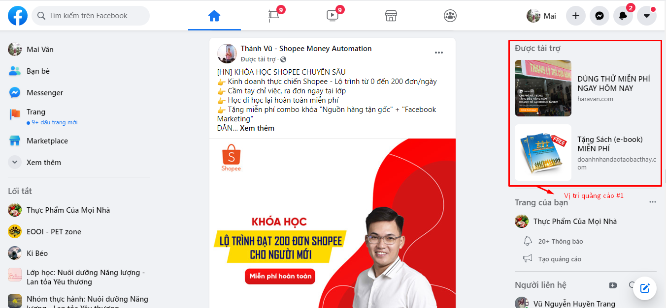 cách chạy quảng cáo facebook miễn phí