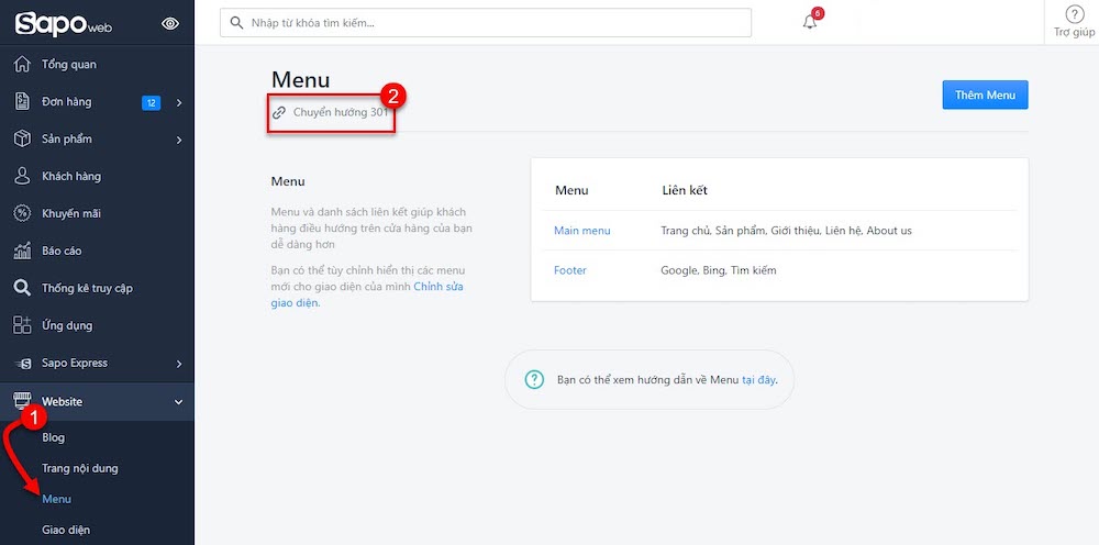 slug-la-gi-5 Sử dụng chuyển hướng 301