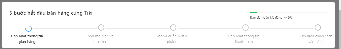 tai-xuong thiết lập gian hàng trên Tiki