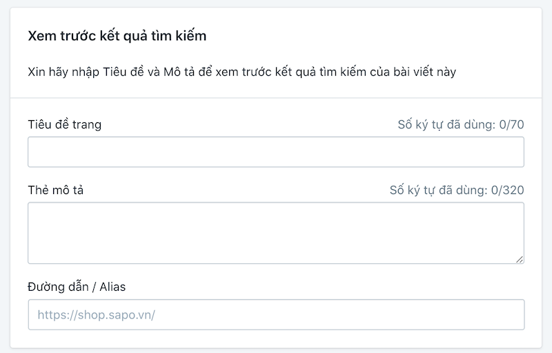 Tăng traffic Sapo Web