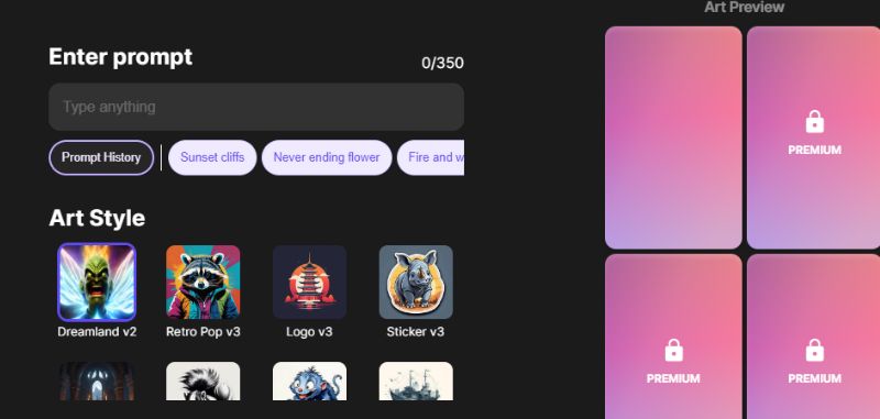 tao-hinh-anh-bang-ai-4 Tạo hình ảnh Ai với Dream by Wombo