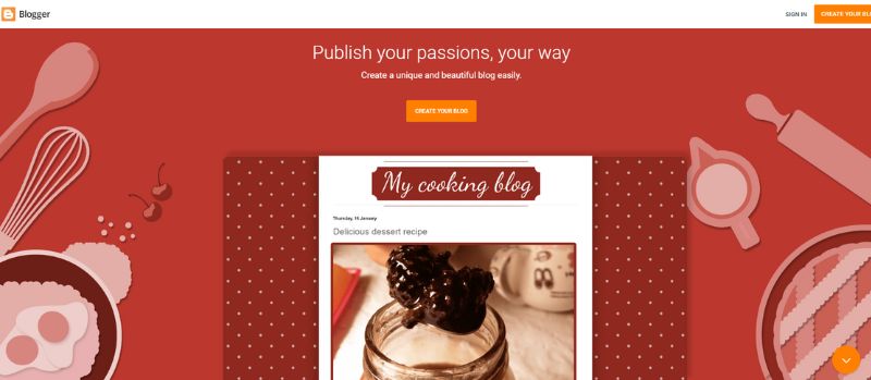 Blogger (blogspot) là một nền tảng blogging miễn phí