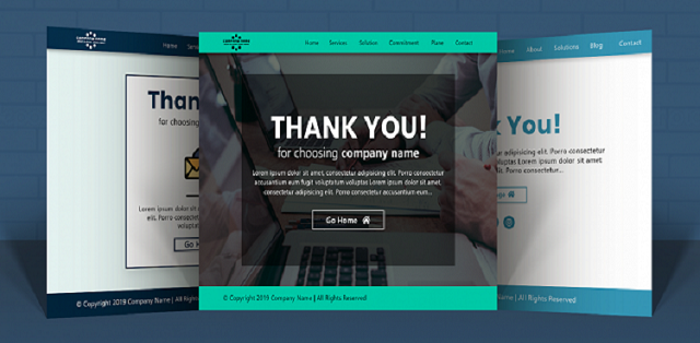 thank you page là gì