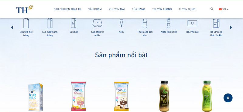 Các chức năng cơ bản khi thiết website bán sữa