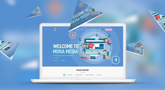 Thiết kế web elearning tại Mona Media