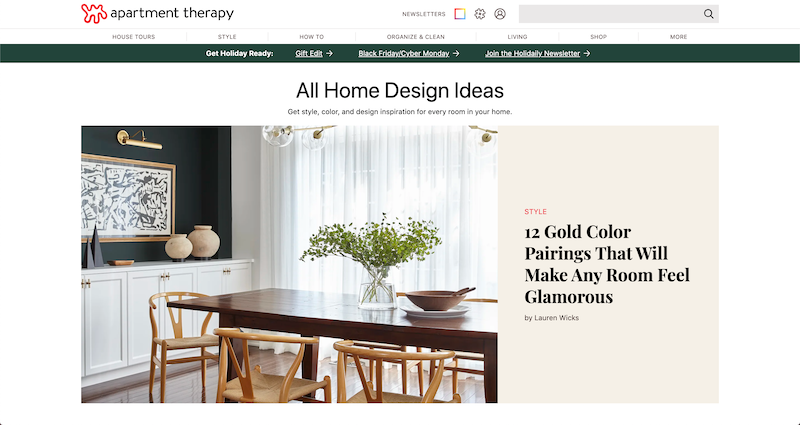 website kiến trúc Apartment Therapy