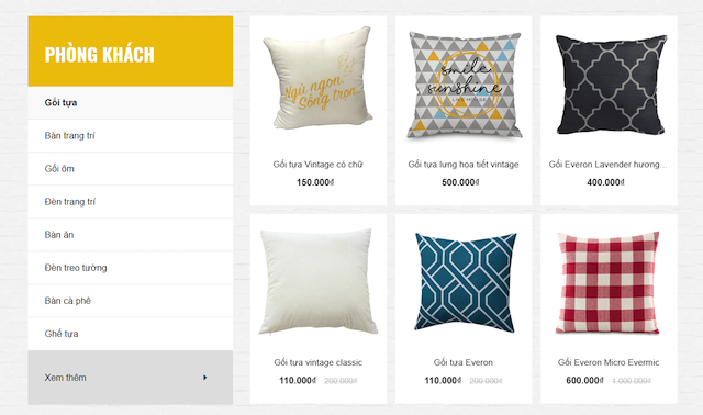 Website nội thất đẹp