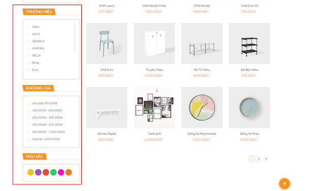 Website nội thất đẹp