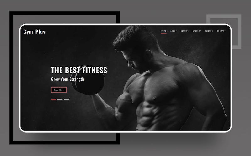Thiết kế website phòng tập gym