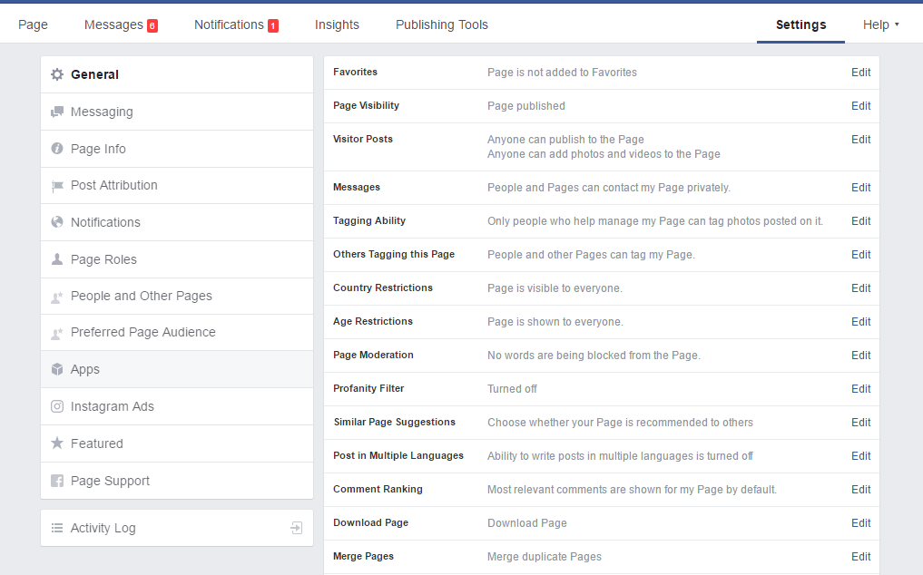 Tính năng People and Other Pages