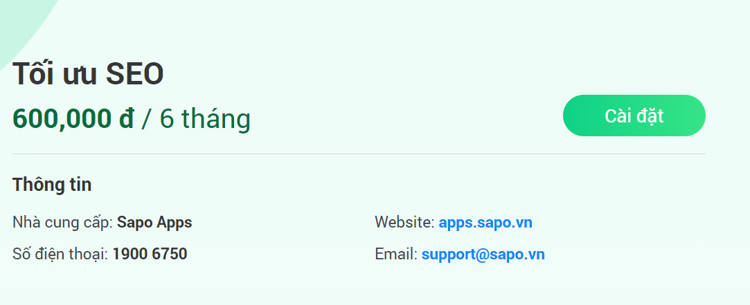 Ứng dụng tối ưu SEO