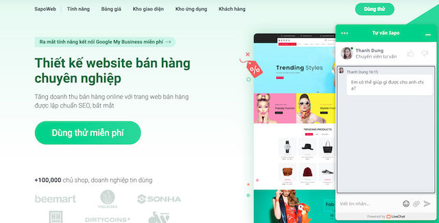 Tối ưu phần thông tin liên hệ