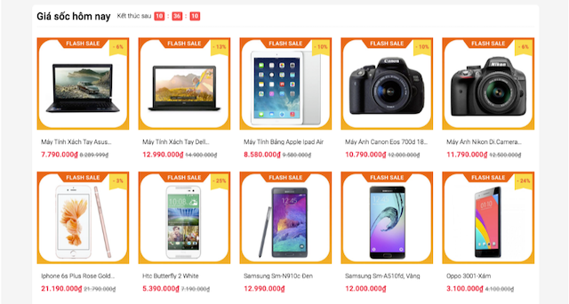 Tối ưu giao diện website, tập trung vào sản phẩm