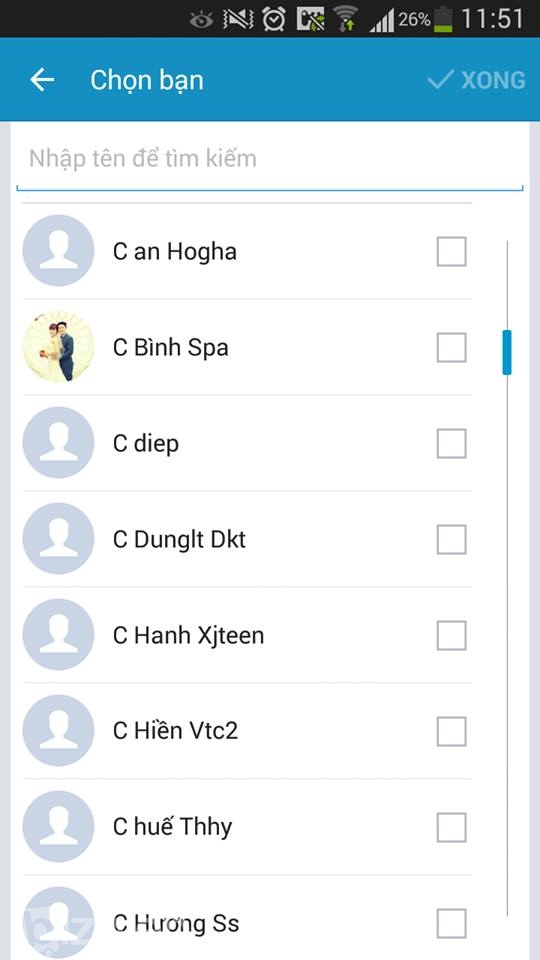 Giới thiệu Zalo page cho danh sách bạn bè