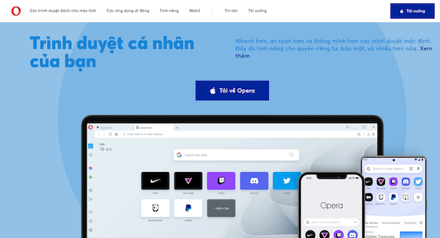 Trình duyệt Opera