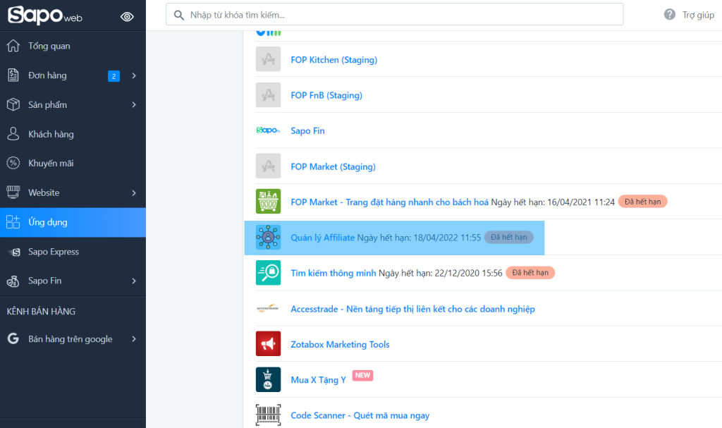 Ứng dụng Affiliate là gì?