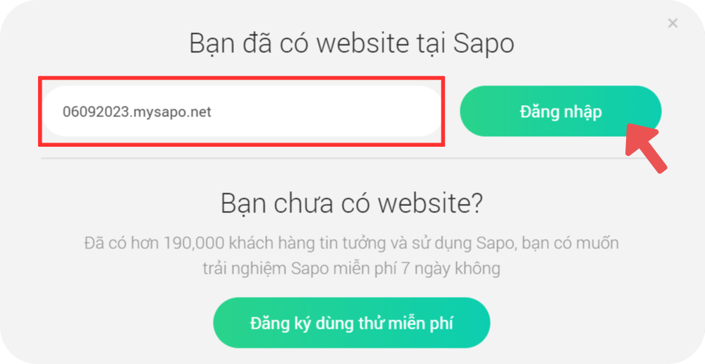 ứng dụng Nút mua hàng