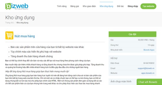 Ứng dụng Nút mua hàng – Click dễ dàng hơn, mua sắm tiện lợi hơn 3