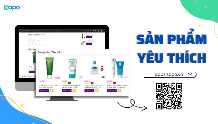 ứng dụng Sản phẩm yêu thích