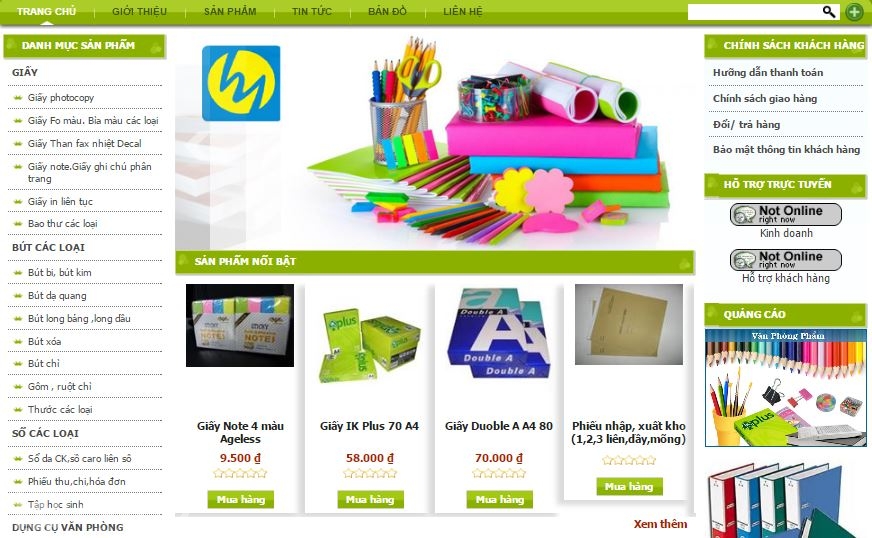 Hiển thị thông tin sản phẩm nổi bật ngay trên trang chủ