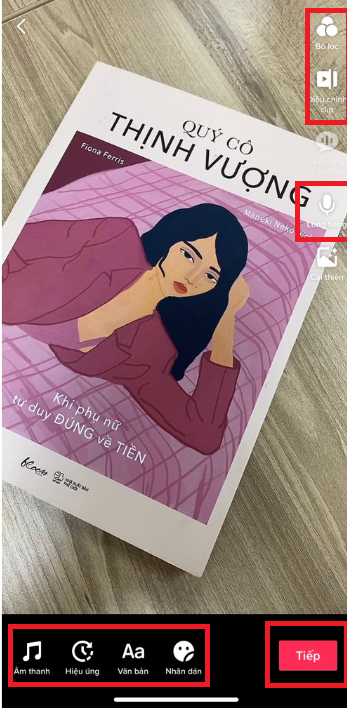 Làm video mới trực tiếp trên nền tảng TikTok